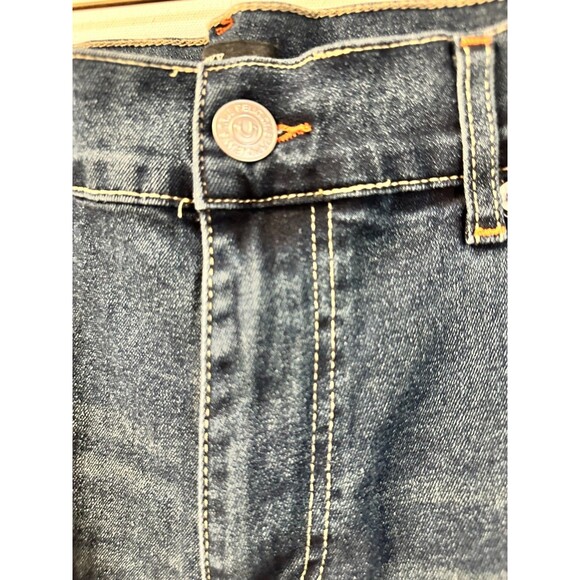 NWT $119 TRUE RELIGION MEN'S SHORTS JEAN SHORTS 36 RICKY SLAP - Picture 9 of 14